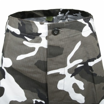 Snow Camouflage Cargo Shorts