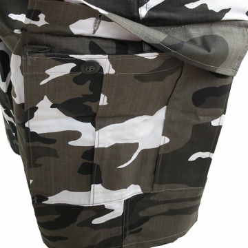 Snow Camouflage Cargo Shorts