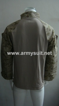 combat shirt digital desert camo with frog logo