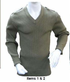Sweater, Lightweight Pullover,Khaki Army