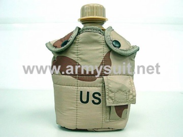 1Qt Canteen Water Bottle wPouch & Cup Desert Camo