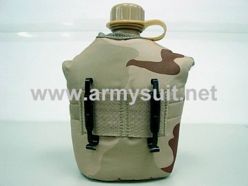 1Qt Canteen Water Bottle wPouch & Cup Desert Camo