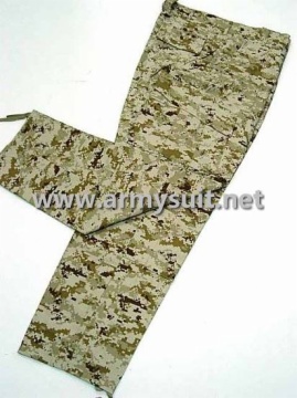 ACU Style Desert Digital Camo Uniform With Shoulder Strap