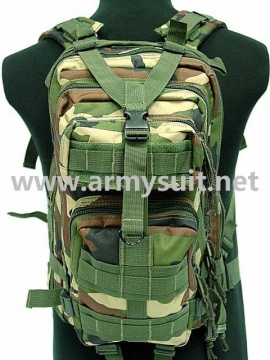 3P Molle Assault Pack Camo Woodland