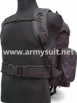 SWAT US Army Tactical Molle Assault Backpack Bag BK