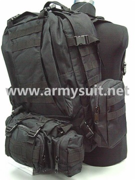 SWAT US Army Tactical Molle Assault Backpack Bag BK