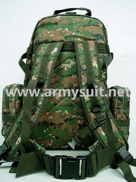 USMC Molle Assault Backpack Bag Digital Camo Woodland