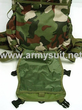 Tactical Molle Patrol Rifle Gear Backpack Camo Woodland