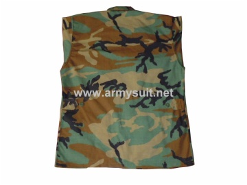 Woodland Camo BDU Uniform(With Shoulder Strap)