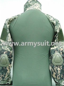 Tactical Combat Shirt Elbow Pad Digital ACU Camo