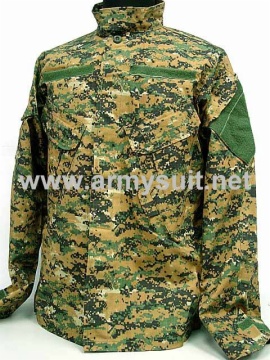 USMC Digital Camo Woodland V3 BDU SF Field Uniform