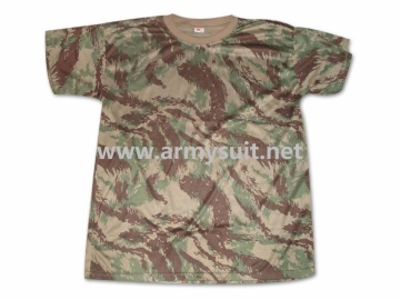 Camouflage Short Sleeve T-Shirt France Camo