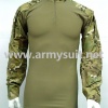 Tactical Combat Shirt Elbow Pad Multi Camo