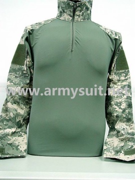 Tactical Combat Shirt Elbow Pad Digital ACU Camo