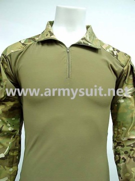 Tactical Combat Shirt Elbow Pad Multi Camo