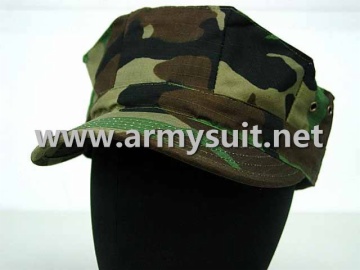 Woodland Camo Octagonal Cap