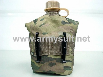 1Qt Canteen Water Bottle w/Pouch & Cup Multi Camo