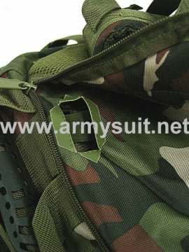 Tactical Molle Patrol Rifle Gear Backpack Camo Woodland