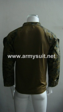 combat shirt digital woodland with frog logo