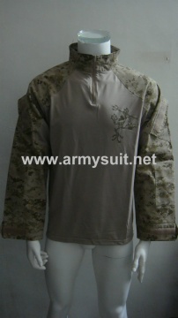 combat shirt digital desert camo with frog logo