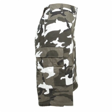 Snow Camouflage Cargo Shorts