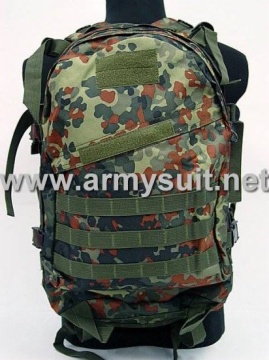 3 Day Molle Assault Backpack German Camo Woodland