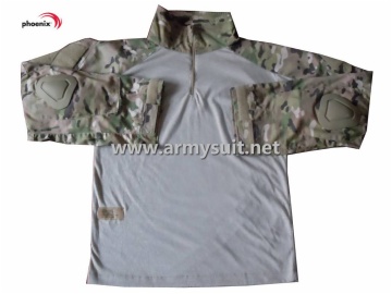 Combat Shirt & Pants GEN II Multi Camo Elbow Knee Pads