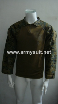 combat shirt digital woodland with frog logo